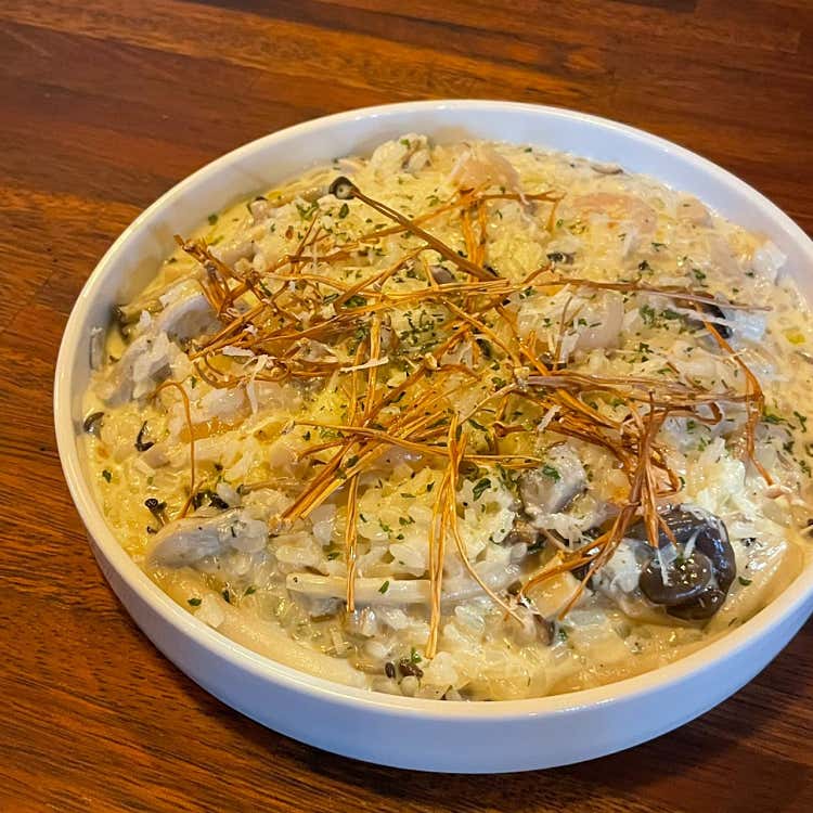 버섯크림 리조또