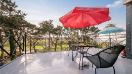 바닷가펜션 크리스마스 애견동반