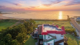 바닷가펜션 크리스마스 애견동반