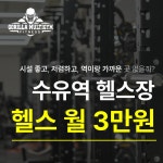 고릴라멀티짐 헬스 PT 골프 수유점