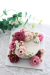 꽃담터 앙금플라워 떡케이크