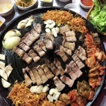 옛날왕솥뚜껑생삼겹살