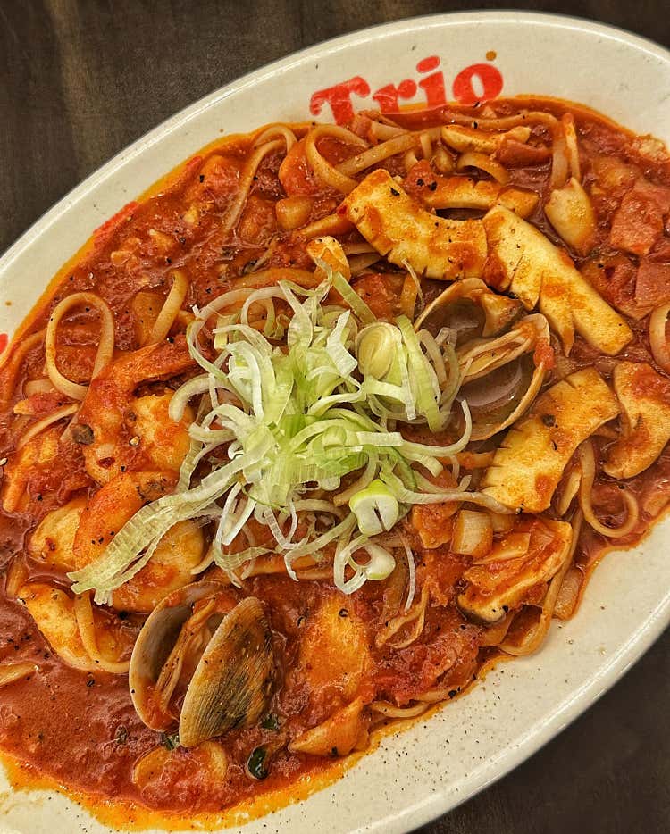 매운 토마토 짬뽕 파스타