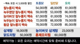 이산찰누룽지닭오리백숙