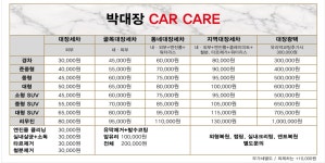 박대장카케어 스팀세차장