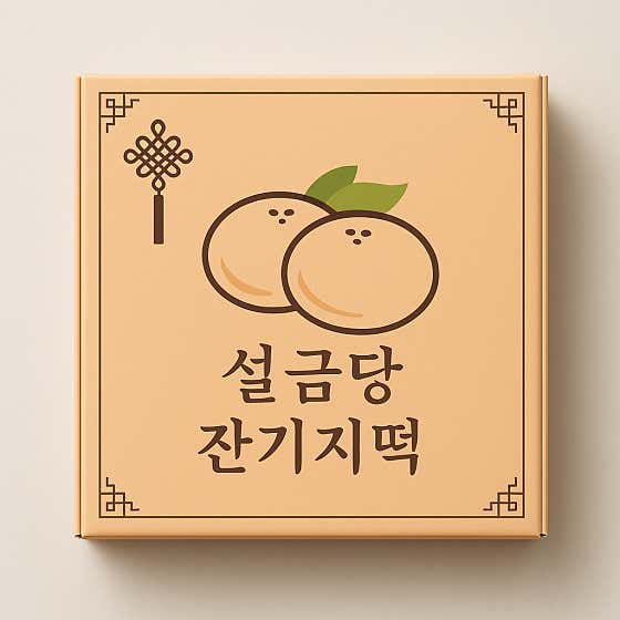 설금당잔기지떡 사진
