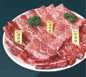 태백 한우마을 정육실비식당