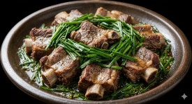 속리산염소요리전문점