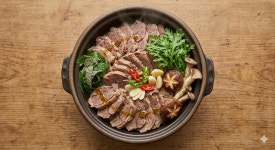 속리산염소요리전문점