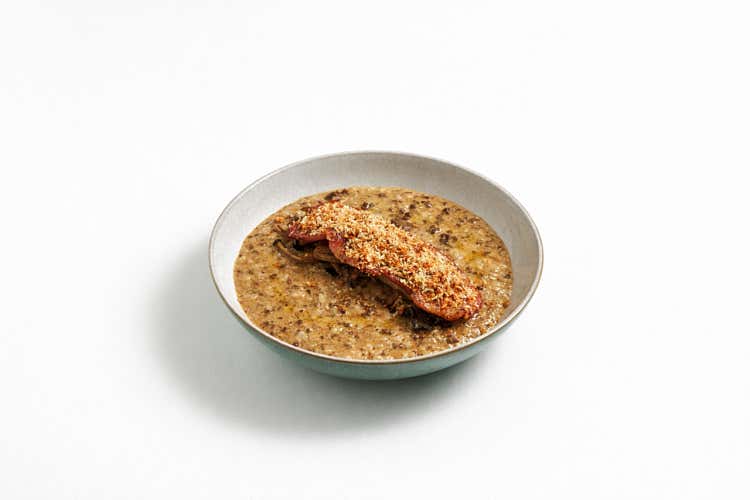 베이컨 화이트 라구 리조또