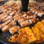 현가 솥뚜껑 생삼겹살