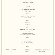 Dinner course