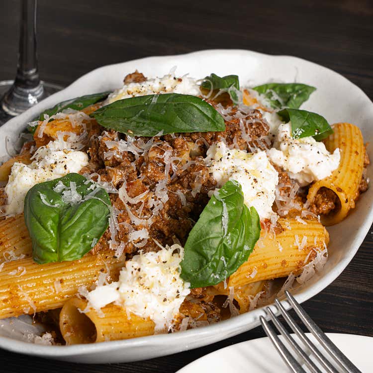 red ragu pasta