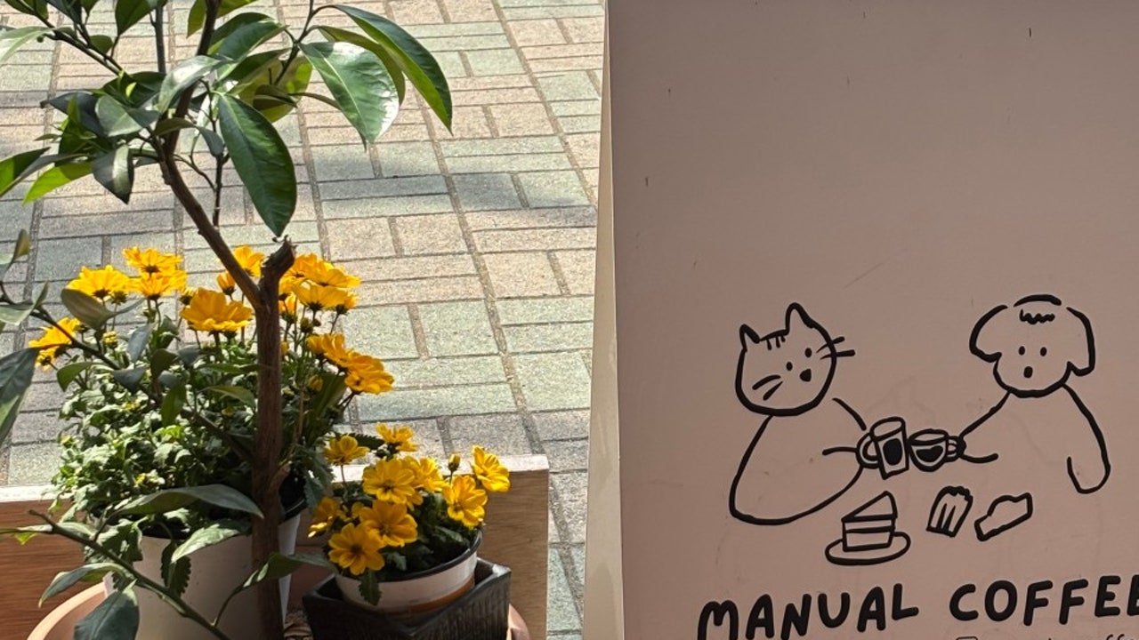 매뉴얼커피 일산밤리단길카페
