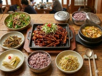 황금산오리구이