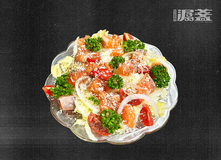 연어샐러드with크림치즈