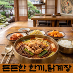 백세보리밥 닭한마리