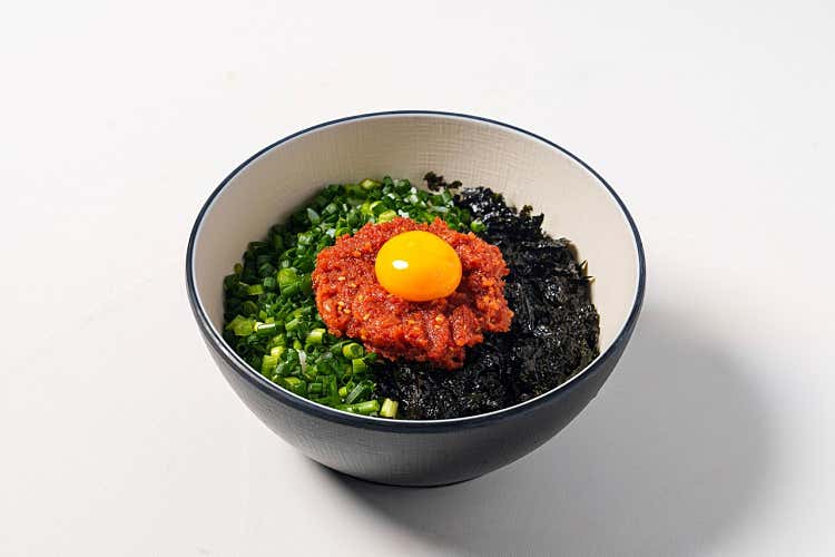 명란 쪽파 비빔밥