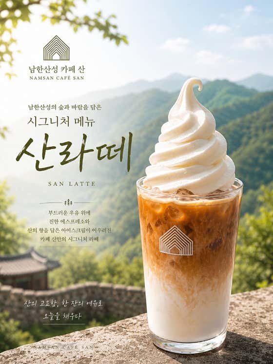카페 산 사진