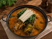 더바른감자탕,밀면