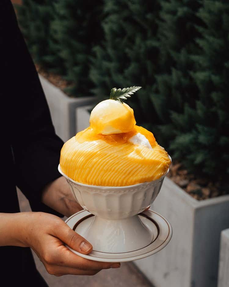 생망고우유빙수