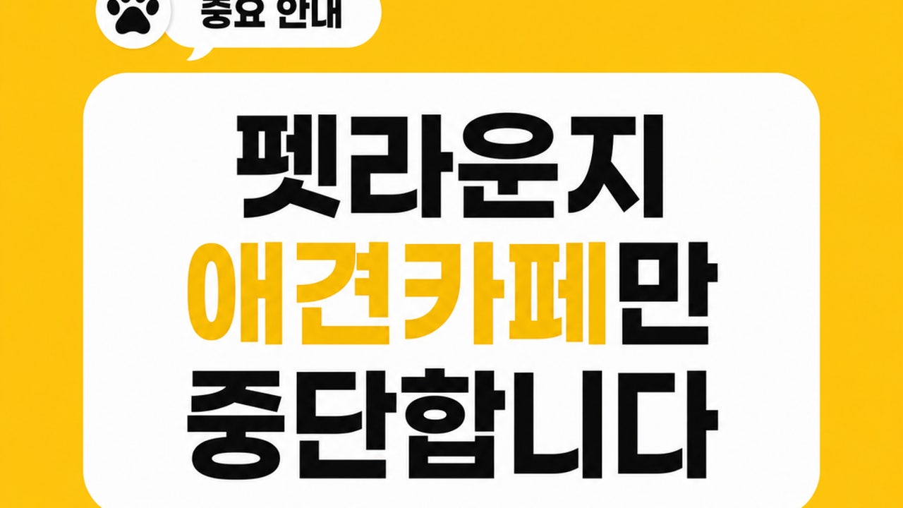 펫라운지 애견카페