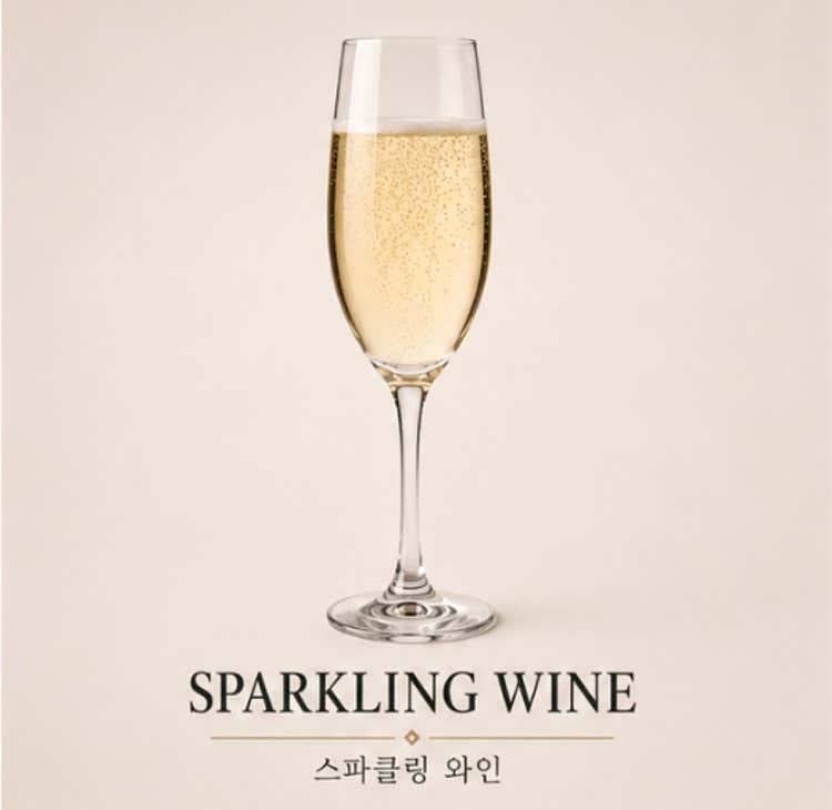 글라스 와인 (스파클링)