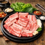꾸석지돌판한우 월성점