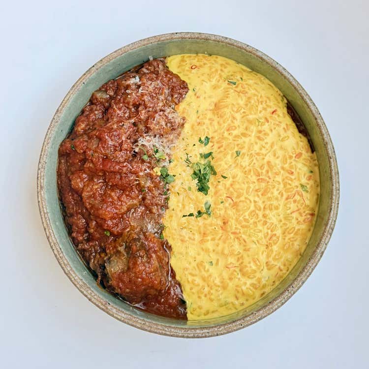 소꼬리찜 & 샤프란 리조또