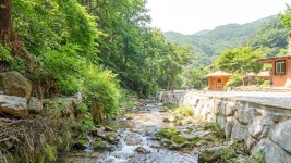 산과산사이펜션 가족 단체 복층 수영장