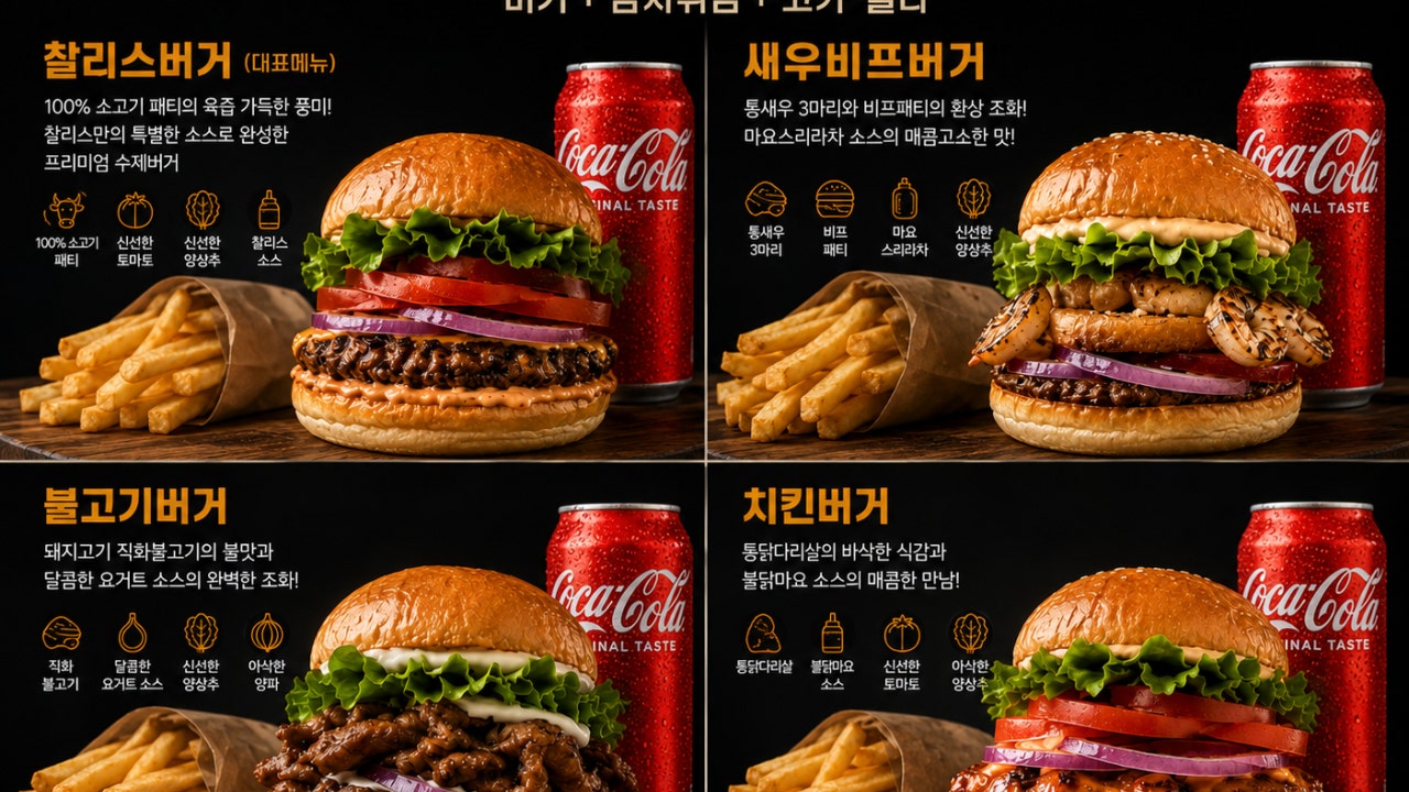 찰리스버거 구성