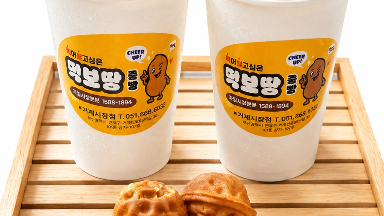 먹보땅콩빵 거제시장점