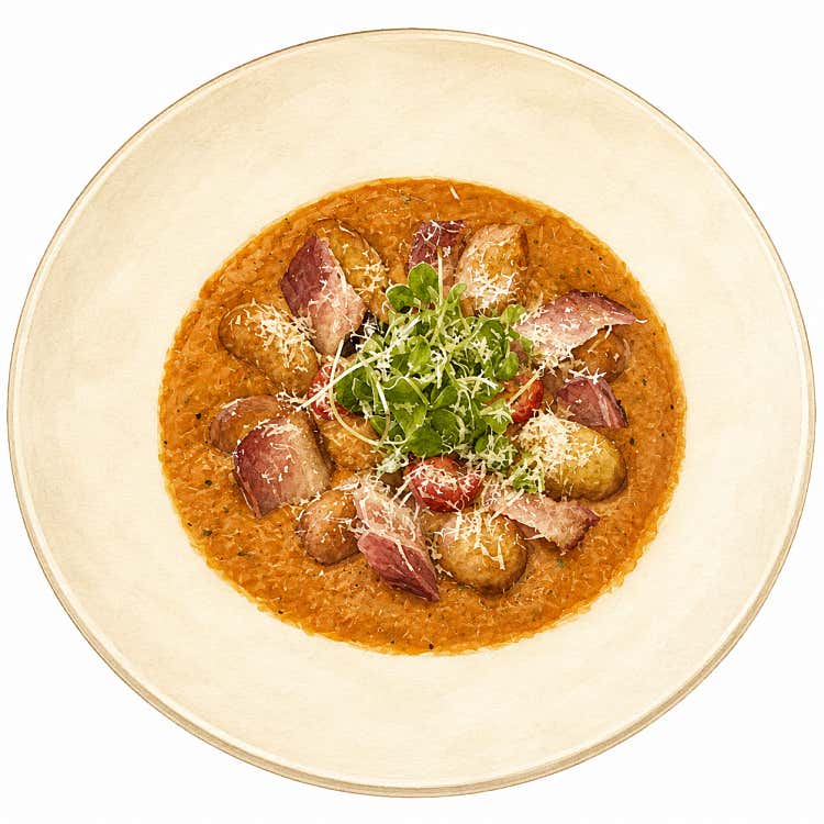 아이리시 포테이토 번(베이컨 & 로제