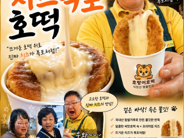 호랑이호떡 꽈배기 카페