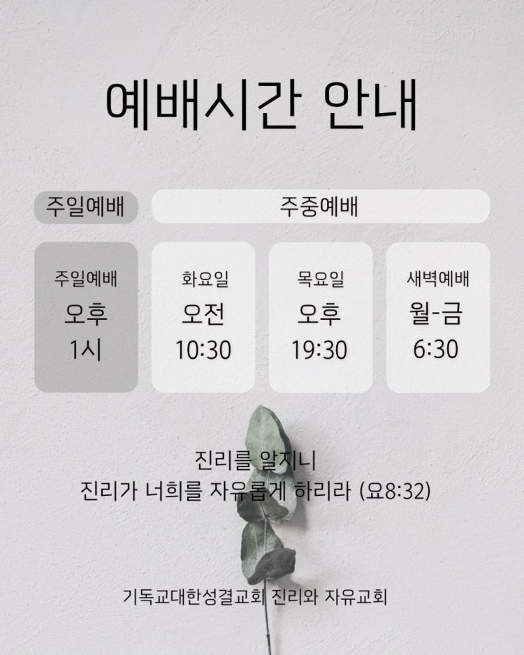 진리와 자유교회 사진 2