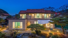 참맑은아침단체애견스파독채커플펜션