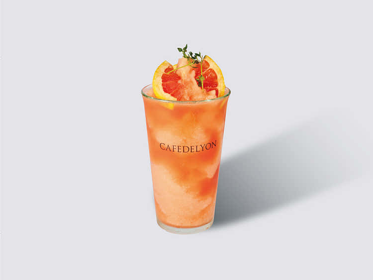 자몽 셔벗