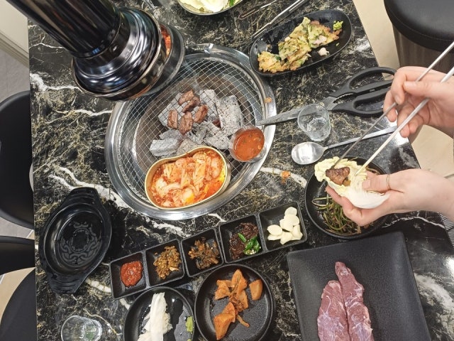 금돼지숯불구이