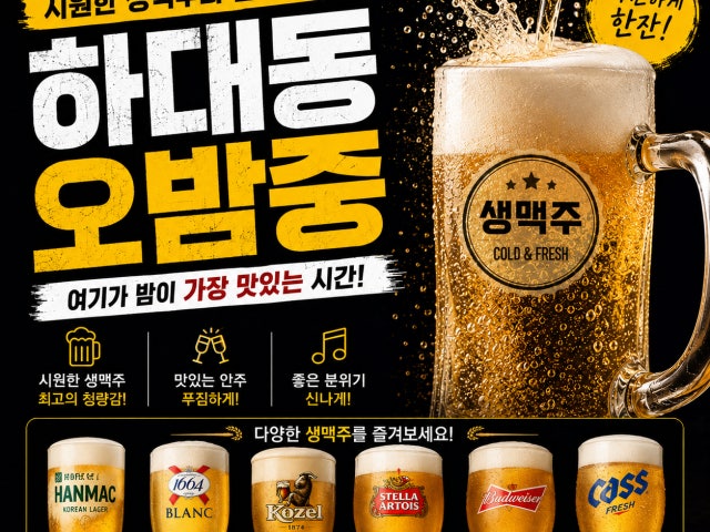 오밤중 하대동본점
