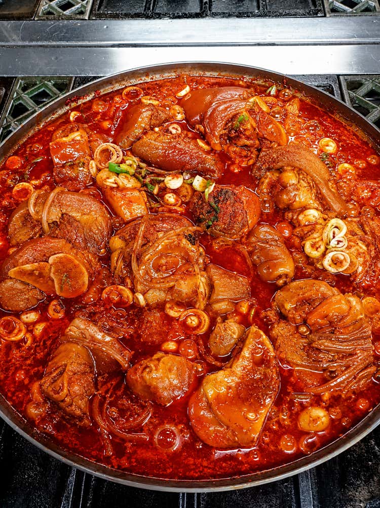 매운족발찜 3~4인