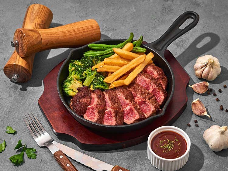 부채살스테이크+구운야채