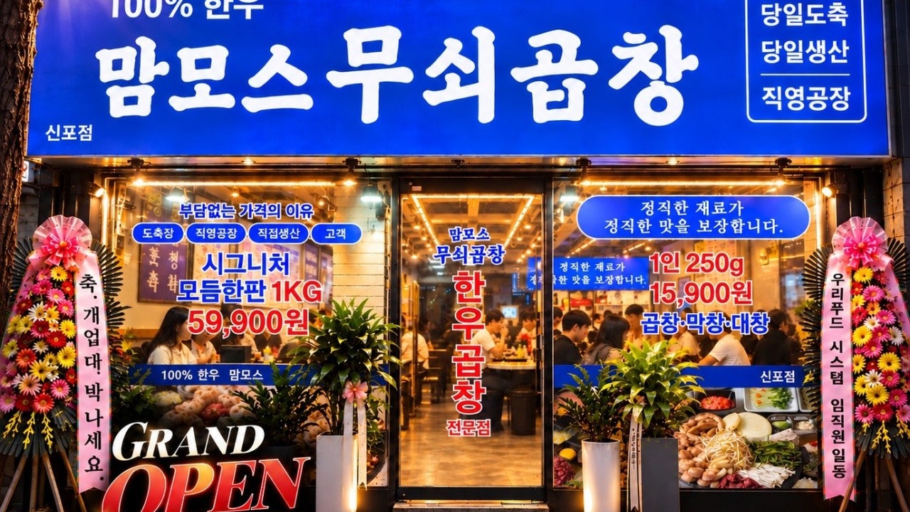 맘모스무쇠곱창 신포점