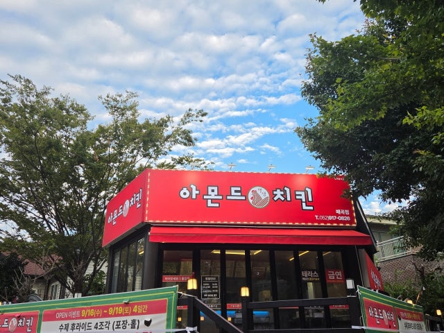 아몬드치킨 매곡맛집점