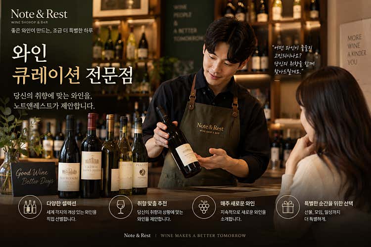 전문가의 와인 큐레이션