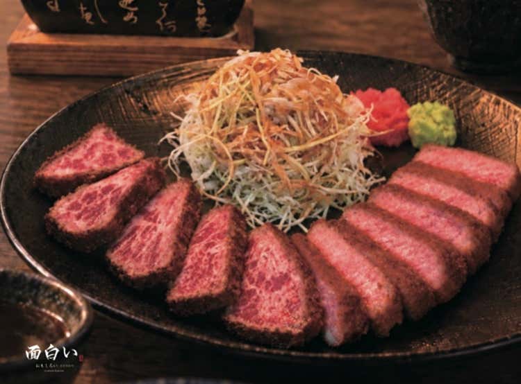 반반 규카츠 정식 (채끝/갈비살)