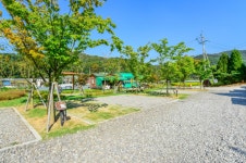 사이트 전경-범산골캠핑장