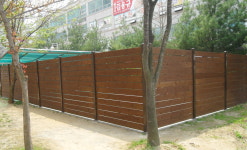 목재 휀스-한국철망휀스