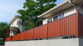합성 목재 휀스-한국철망휀스