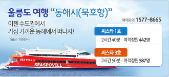 울릉도 배편-울릉공항펜션