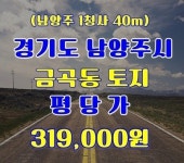 경기도 남양주시 금곡동-수도권 토지투자